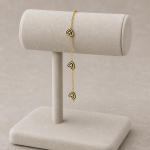 Golde half love bracelet