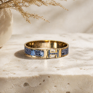 Hermes design blue bracelet
