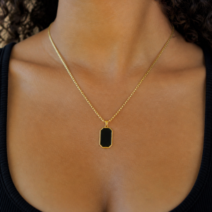 Golden necklace 019