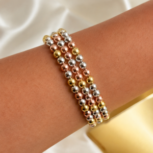 Trinity gold bracelet
