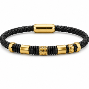 Leather unisex bracelet 003