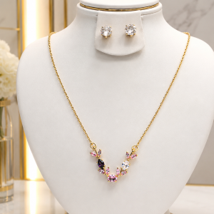Multi colored crystal set