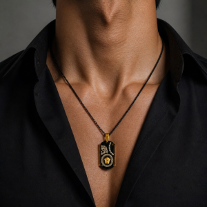 Black Male necklace 003