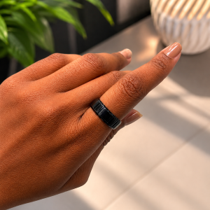 Thick male black ring size(10)