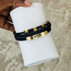 Leather Cartier bracelet