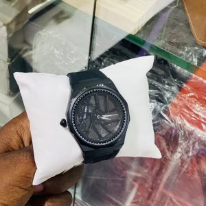 Chaxigo plain black watch 002