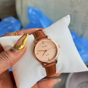 Rebirth plain leather Timetti watch
