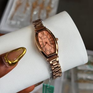 Labaoli rose gold hex face watch comes boxed