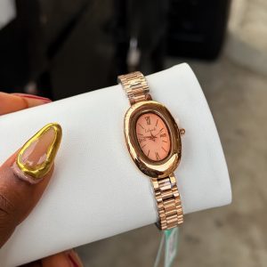 Labaoli rose gold oval face watch