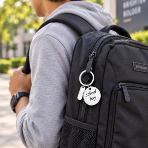 Circle silver keyholder