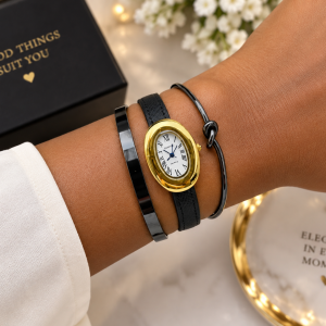 Rebirth Leather Watch Combo 006