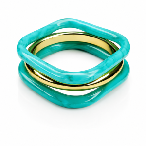 Amiga acrylic bangle 042