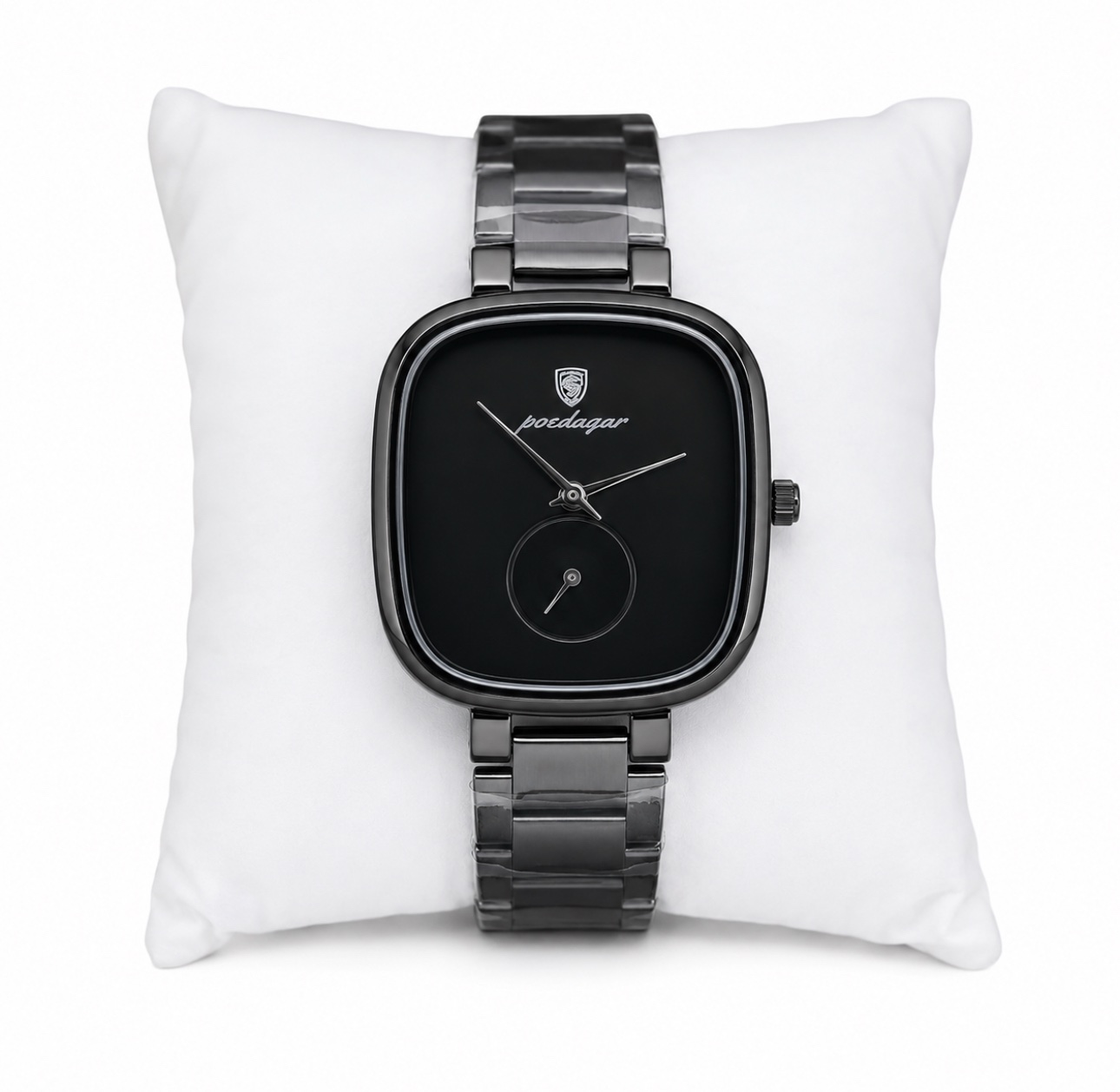 Poedagar Mercedes black female watch