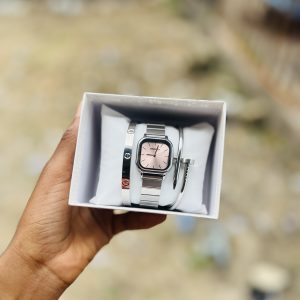 Rebirth pink face watch combo 003