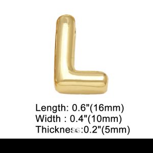 Letter L gold