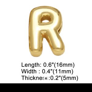 Letter R gold