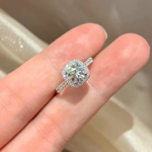 Pandora silver square ring
