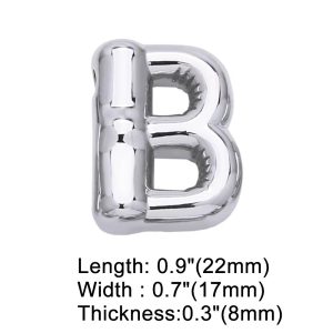 Letter B silver