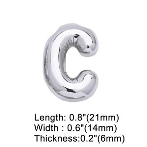 Letter C silver