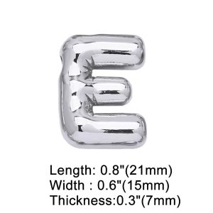 Letter E silver
