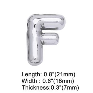 Letter F silver