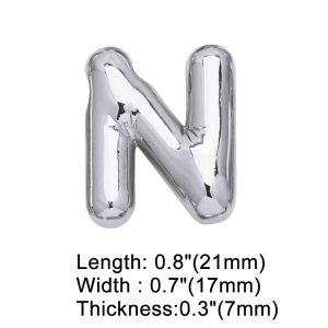 Letter N silver