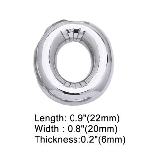Letter O silver