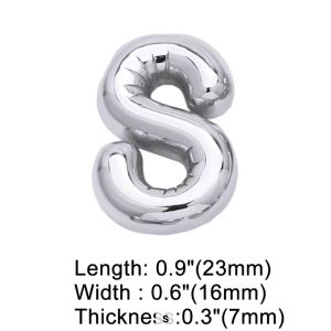 Letter s silver