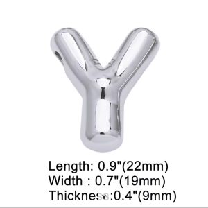 Letter Y silver