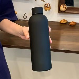 Engraved bottles black