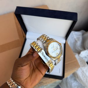 Engraved Rolex 2 toned combo no box