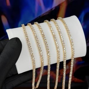 Rq gold tennis bracelet