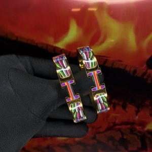 M C. Hermes steel bracelet