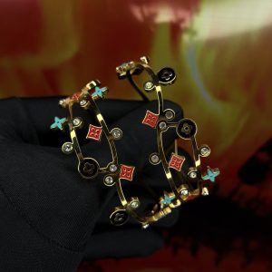 Lv multi colored bracelet