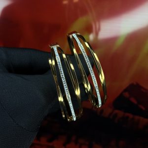 Steel stoned bracelet 002