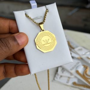 Emperio Armani gold necklace