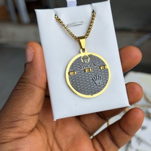Rolex 2 toned necklace