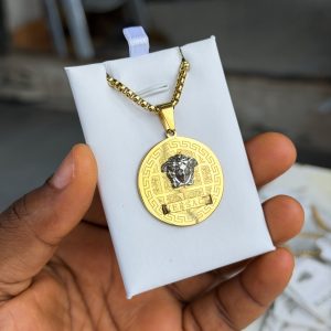 Versace gold necklace