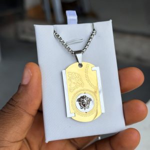 Versace Two toned necklace
