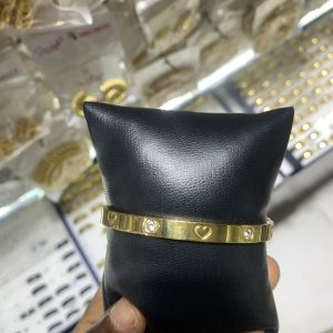Gold Cartier stone bracelet
