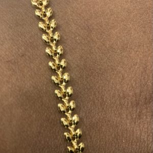 Gold leave Anklet