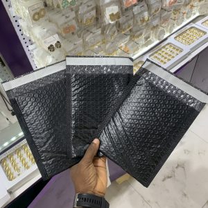 A dozen of small black bubble bag