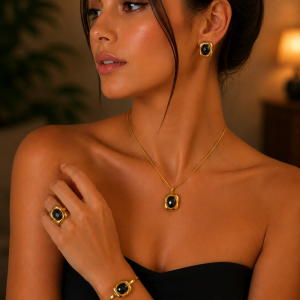 Steel gold square sets 6