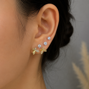 Fashion butterfly earrings