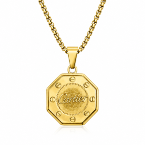 Gold Cartier necklace 011