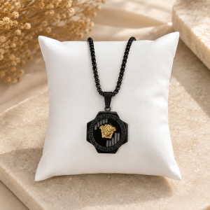 Black Versace necklace 019