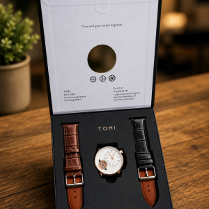 Tomi rose gold face small rose gold circle 003