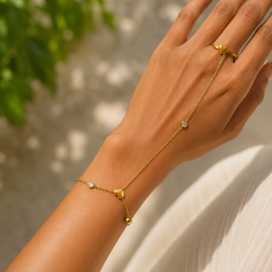 Gold bracelet set 004
