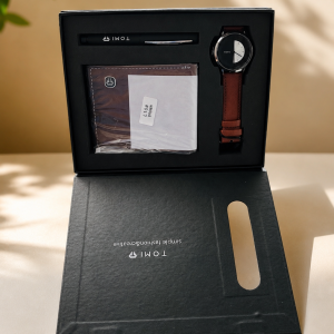 TOMI L10# brown strap black grey face 020