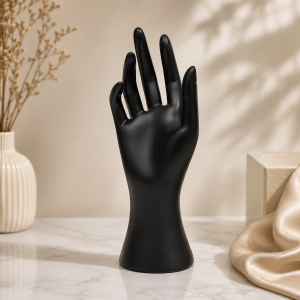 PVC Hand mannequin black